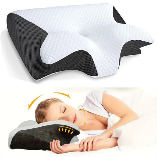 Sleep Like a Butterfly | Experience Ultimate Comfort with Our Memory Foam Neck Pillow