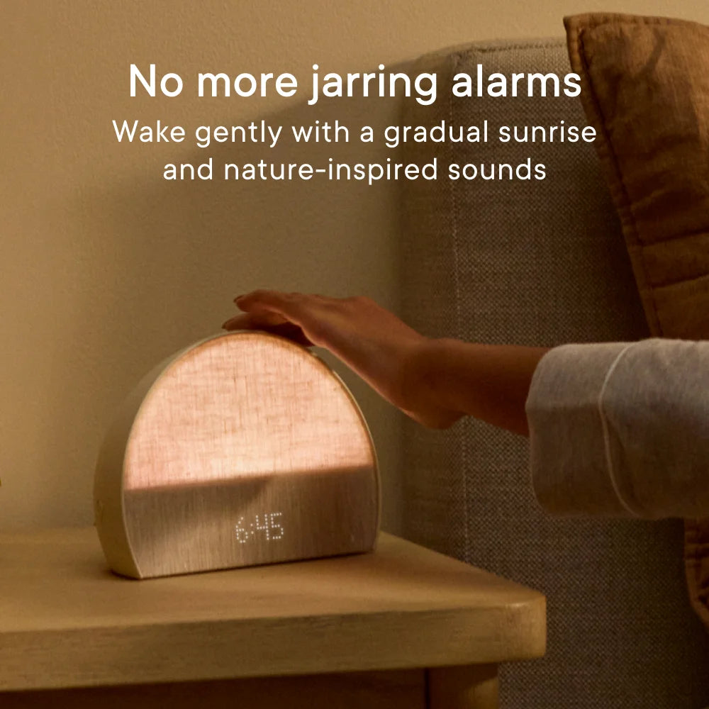 Restore 2 Sunrise Alarm Clock, Sound Machine, Smart Light (Slate) ー Your Bedside Sleep Guide, White Noise, Custom Sleep Routines, Dimmable Clock, Deep Sleep, Gentle Alarm, Wake up Rested