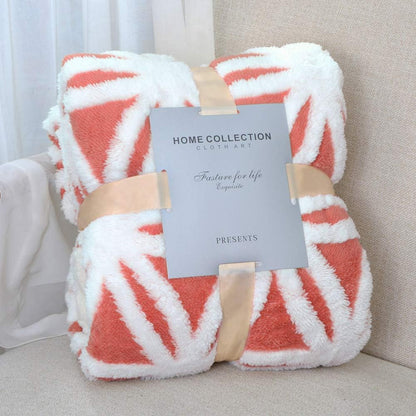 Cozy Up with Our Luxurious Dual-Sided Sherpa Fleece Blanket - Soft Throw for Couch, Sofa & Bed!