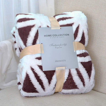 Cozy Up with Our Luxurious Dual-Sided Sherpa Fleece Blanket - Soft Throw for Couch, Sofa & Bed!