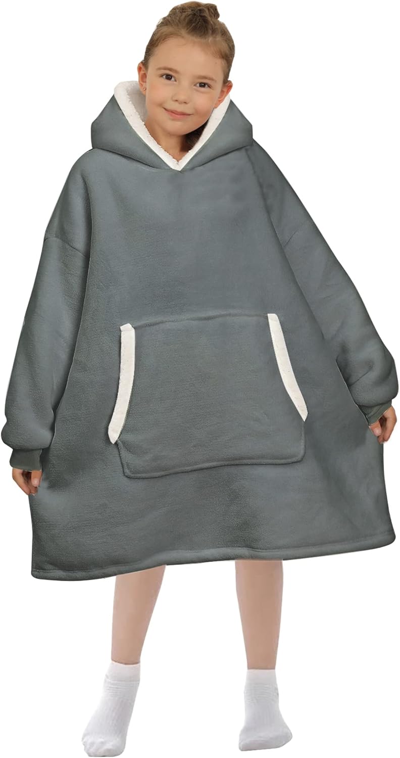 Indulge in Ultimate Comfort: The Oversized Sherpa Hoodie Blanket