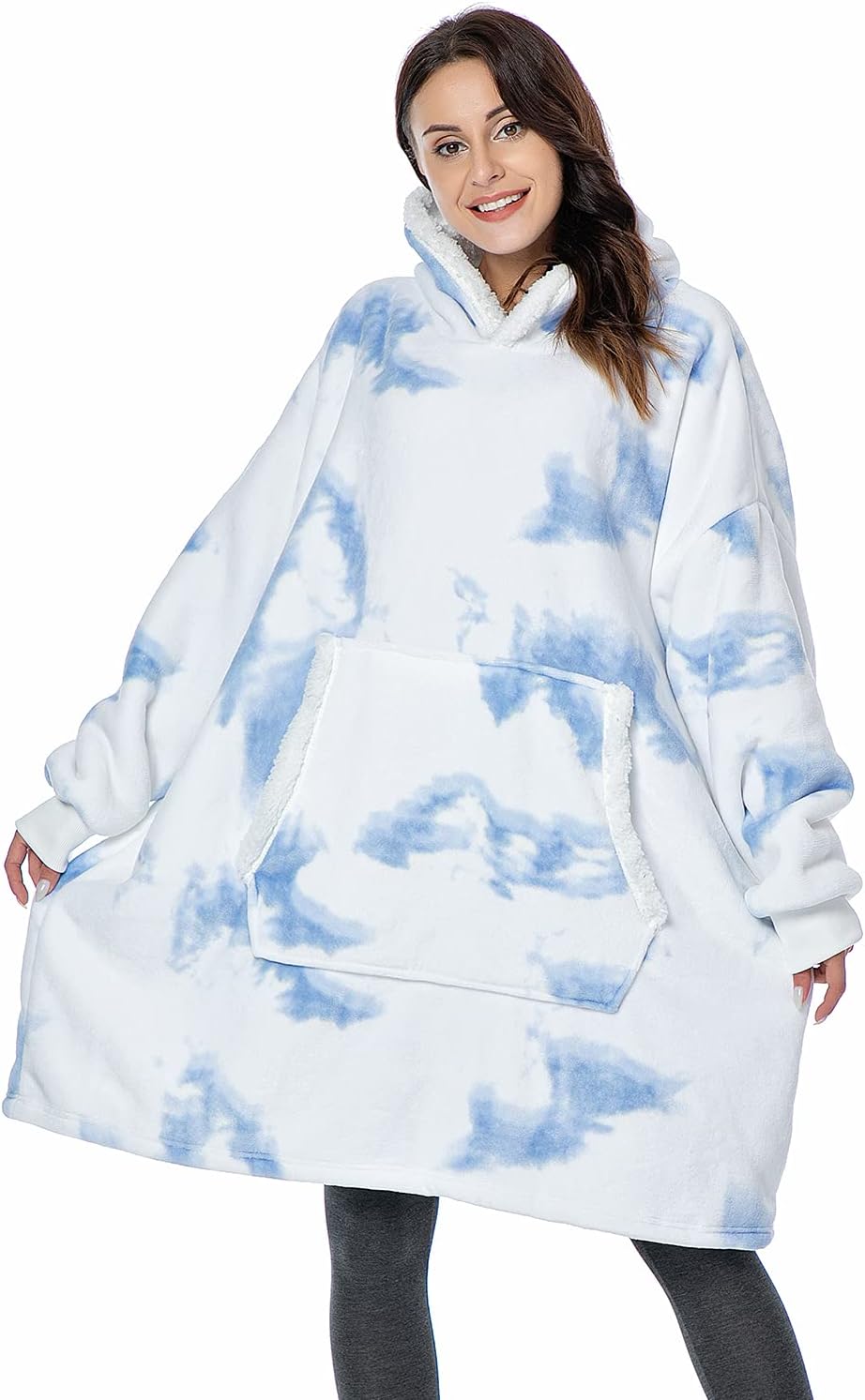 Indulge in Ultimate Comfort: The Oversized Sherpa Hoodie Blanket