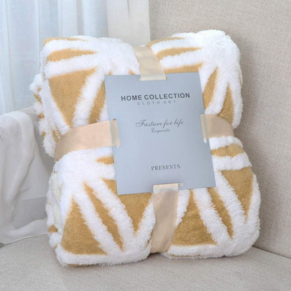 Cozy Up with Our Luxurious Dual-Sided Sherpa Fleece Blanket - Soft Throw for Couch, Sofa & Bed!