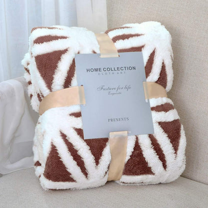 Cozy Up with Our Luxurious Dual-Sided Sherpa Fleece Blanket - Soft Throw for Couch, Sofa & Bed!