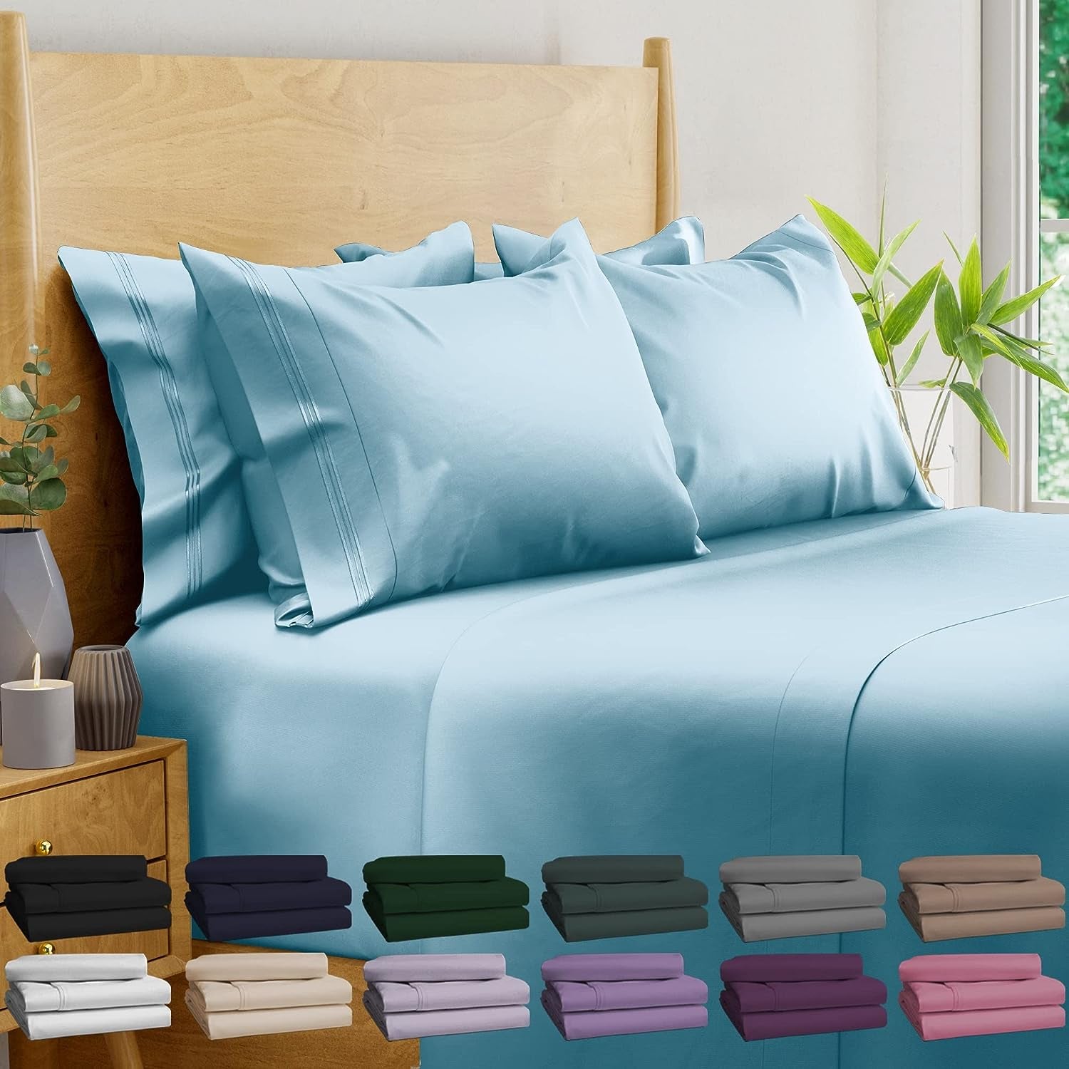 Cooling Bamboo California King Sheet Set