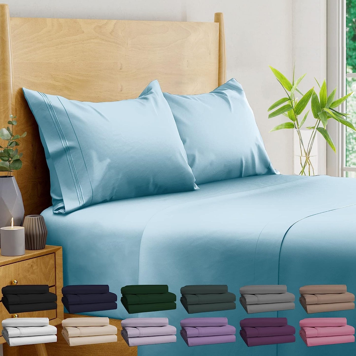 Cooling Bamboo California King Sheet Set