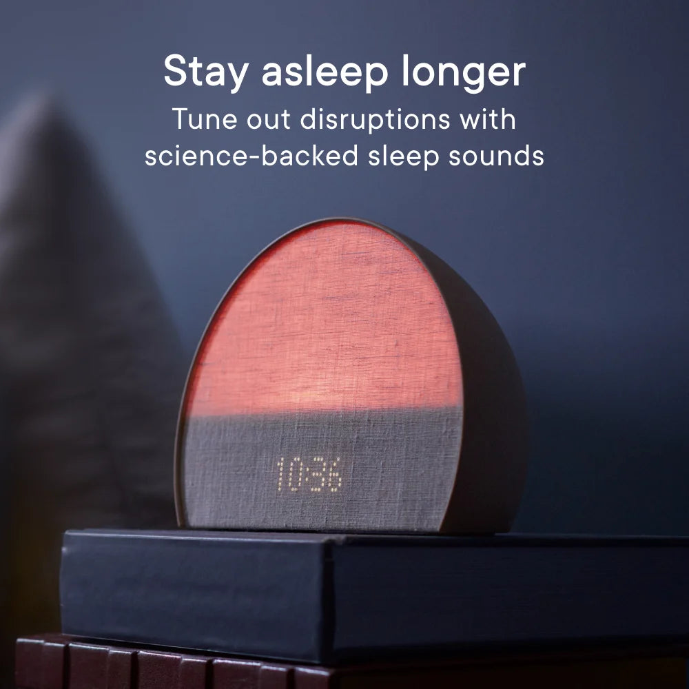 Restore 2 Sunrise Alarm Clock, Sound Machine, Smart Light (Slate) ー Your Bedside Sleep Guide, White Noise, Custom Sleep Routines, Dimmable Clock, Deep Sleep, Gentle Alarm, Wake up Rested