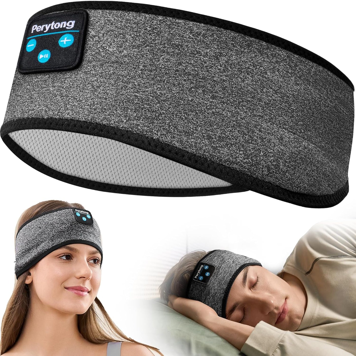 Sleep soundly anywhere: 3-in-1 Wireless Sleep Headphones, Eye Mask & Headband