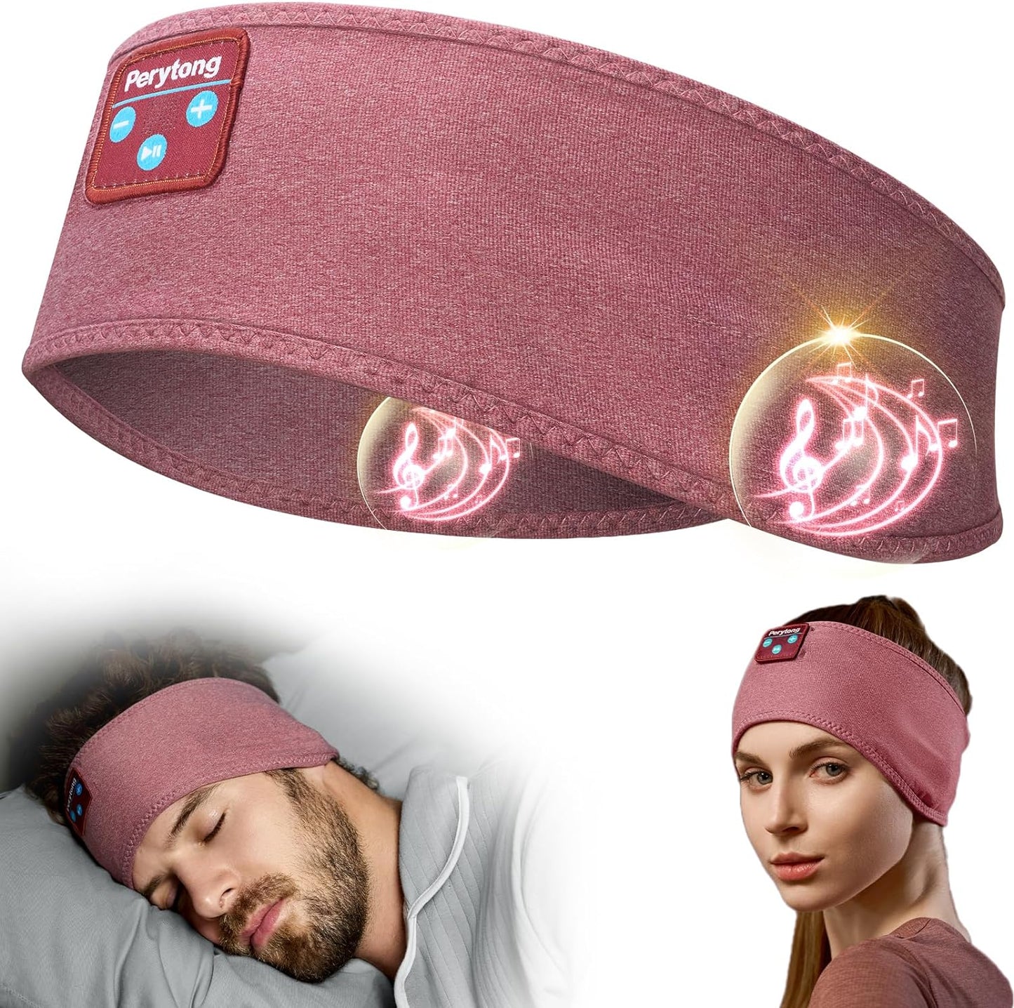 Sleep soundly anywhere: 3-in-1 Wireless Sleep Headphones, Eye Mask & Headband