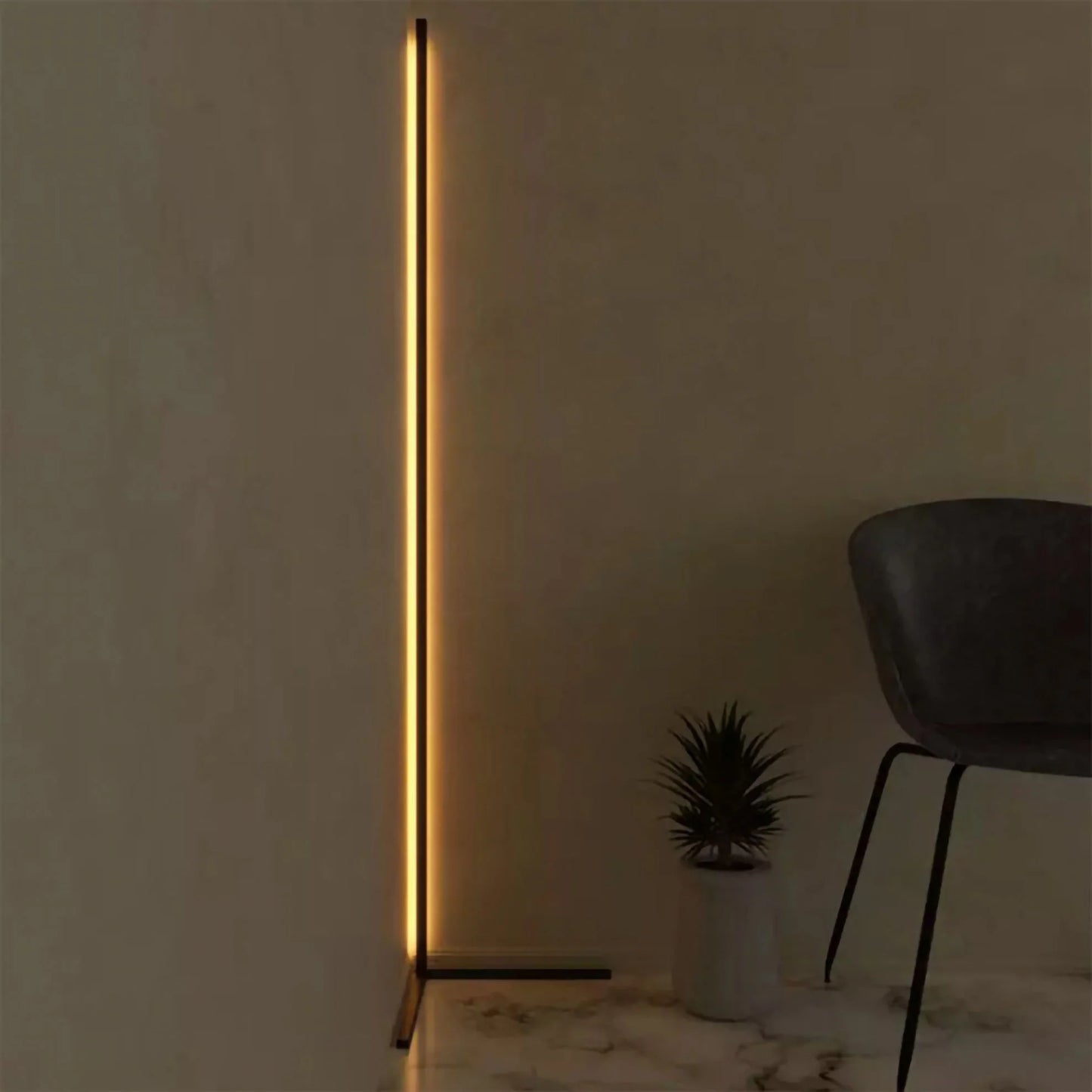 Corner Glow: Stylish Space-Saving LED Lamp