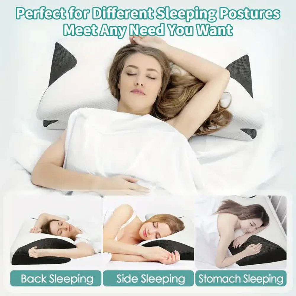 Sleep Like a Butterfly | Experience Ultimate Comfort with Our Memory Foam Neck Pillow