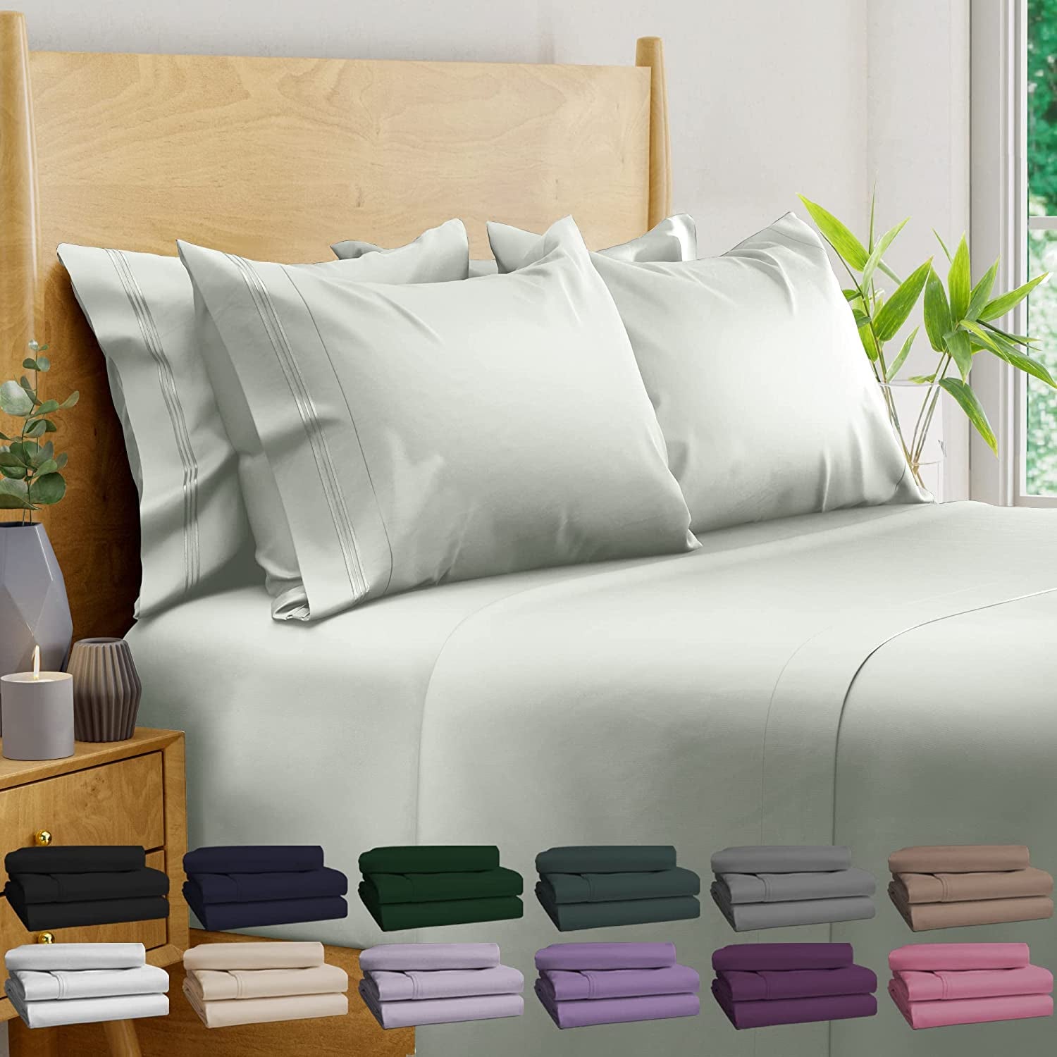 Cooling Bamboo California King Sheet Set