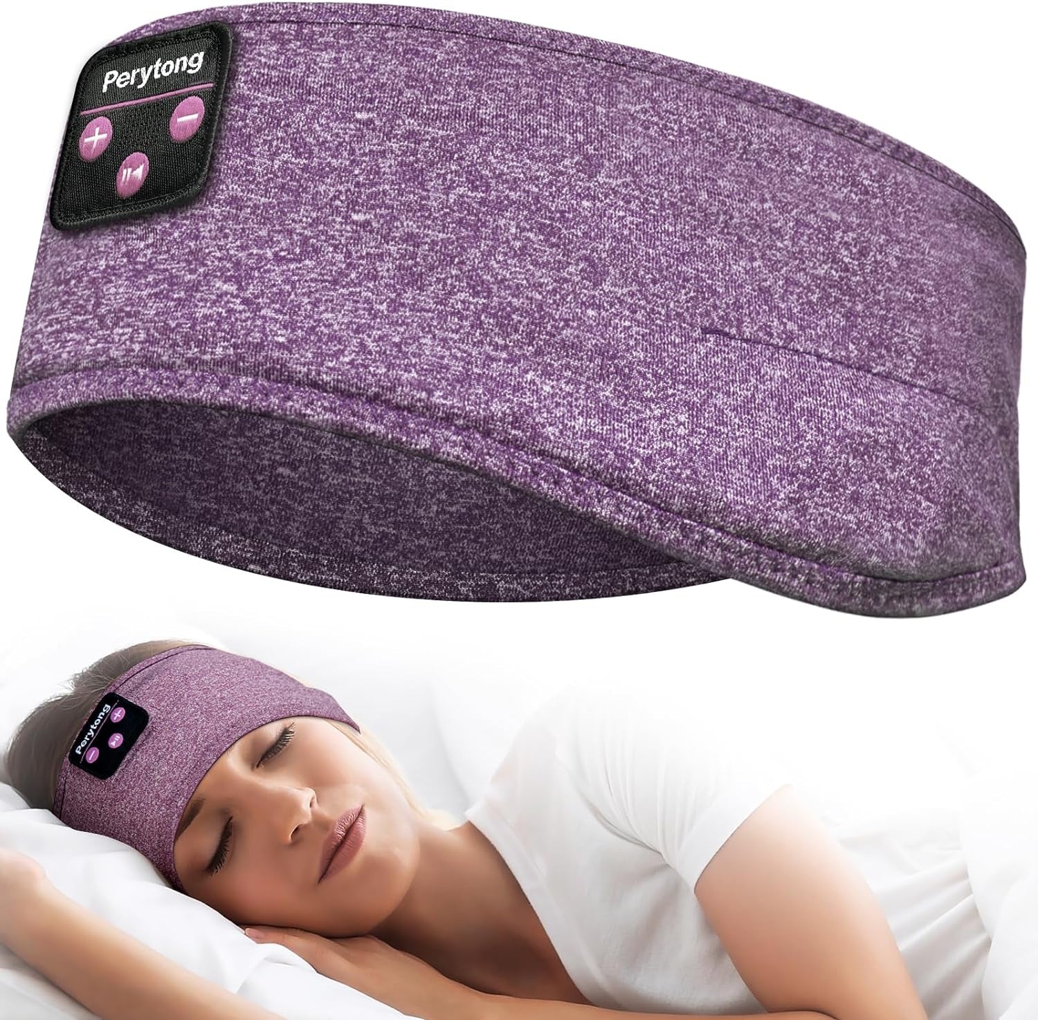 Sleep soundly anywhere: 3-in-1 Wireless Sleep Headphones, Eye Mask & Headband