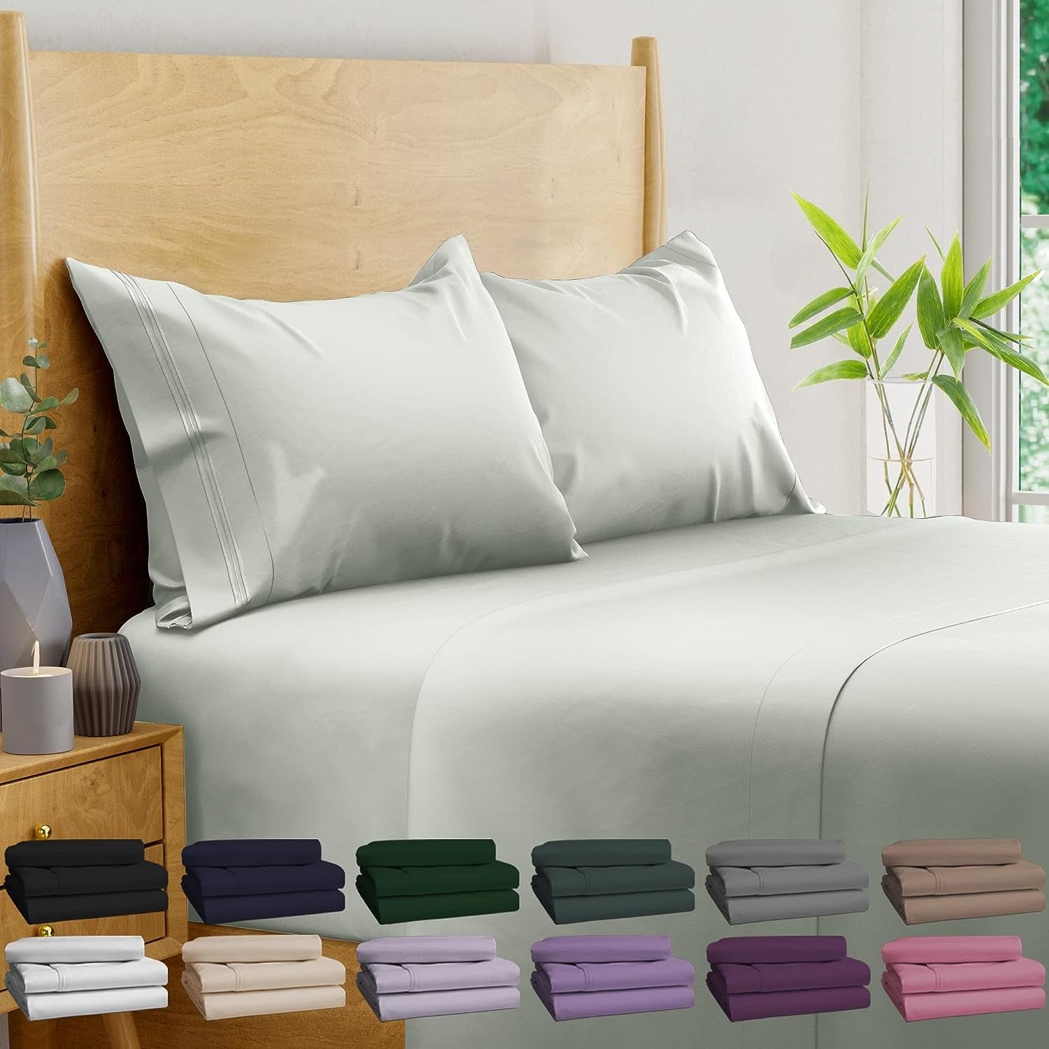 Cooling Bamboo California King Sheet Set