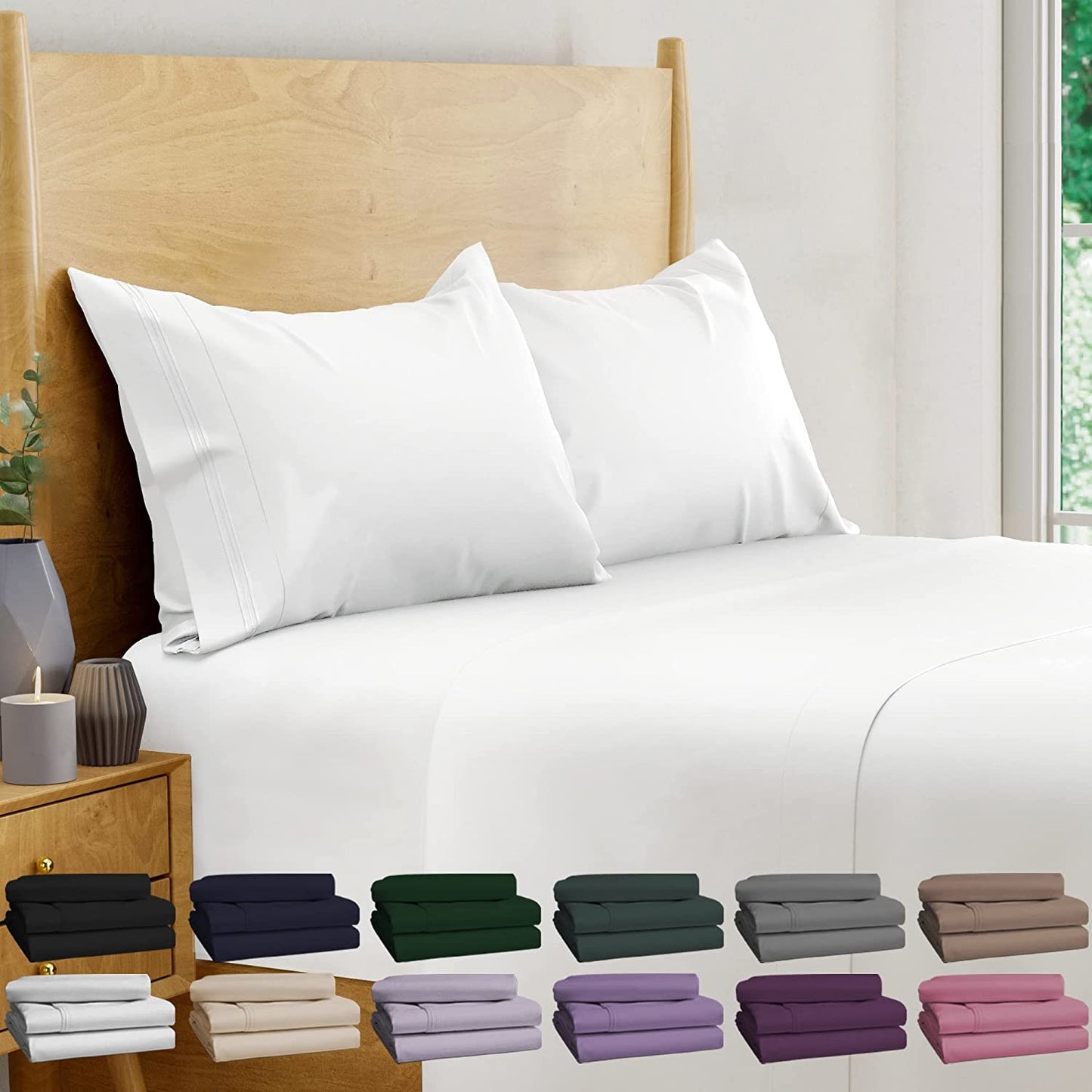 Cooling Bamboo California King Sheet Set