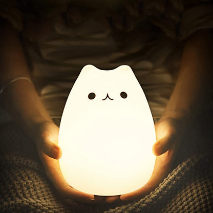 Glowy Kitty: Colorful Night Light for Kids